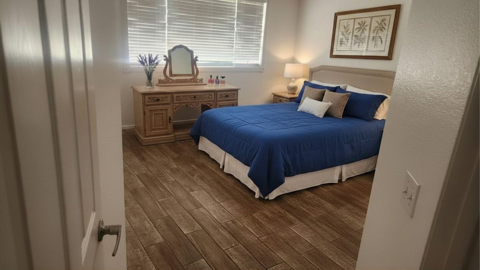 Spacious bedroom with excellent lighting in home for sale in Amber Pointe Victorville